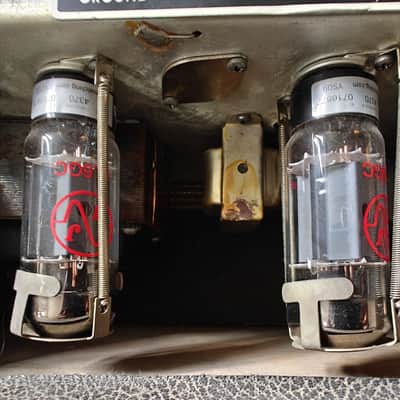 Fender Bandmaster Tube Guitar Amp Amplifier head AB763 1967 - Blackface image 12