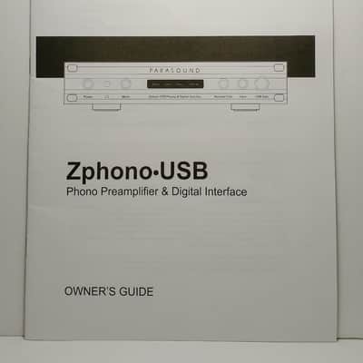 Parasound Zphono USB Phono Pre Amp/Digital Interface image 10