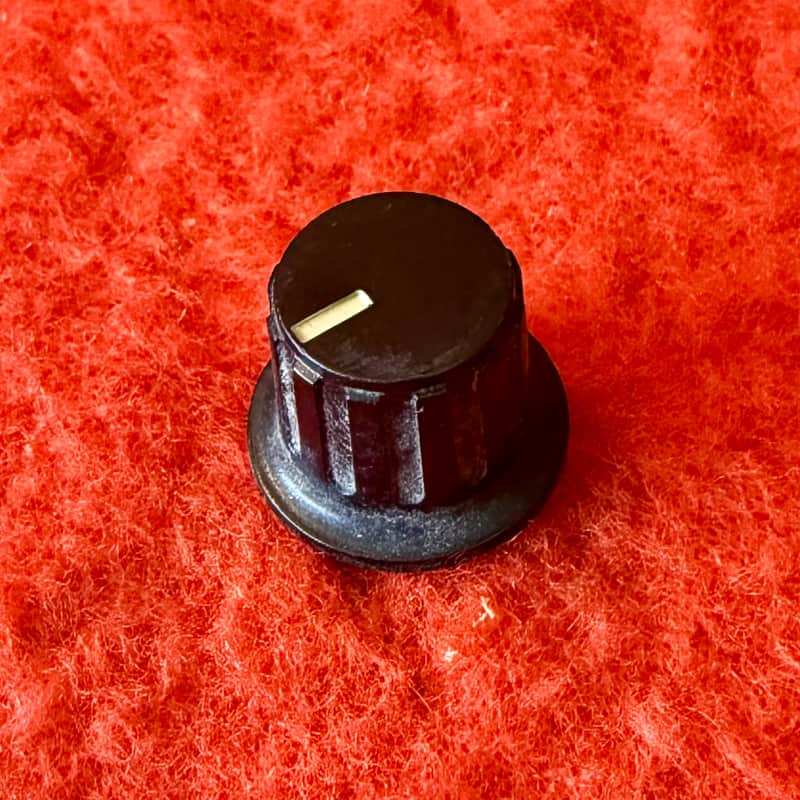 Korg MS-20, YAMAHA CS synthesizer knobs 1970’s - Black original vintage MIJ Japan image 1