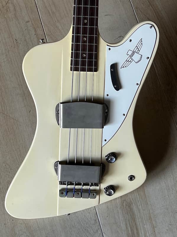 Gibson Thunderbird II Bass 1964 - the mintest 100% original Polaris White Reverse Thunderbird II Bass on Earth ! image 1