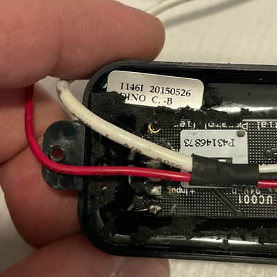 2015 USA Seymour Duncan Dino Cazares 7 String Black Bridge Position Active Humbucker Guitar Pickup & EMG Wiring Pots image 16