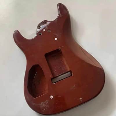 Red Quilted Maple Top Guitar HH Basswood Body DIY Project image 2