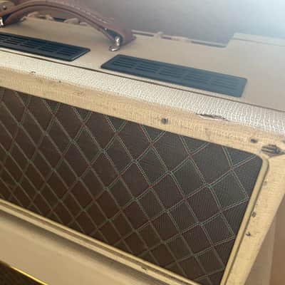Vox AC30HH 50th Anniversary Hand-Wired Heritage Collection 30-Watt Guitar Amp Head 2007 - Cream plus  alnico blue matching cab image 3