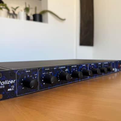 SPL 9526 Stereo Vitalizer MK2 Signal Processor RECAPPED 1997 - 2015 - Black w/ Blue Lightning image 2