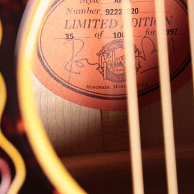 Gibson Custom Ron Wood Signature J-200 Antique Natural Limited Edition 35 of 100 1997 [92227020] (07/27) image 8
