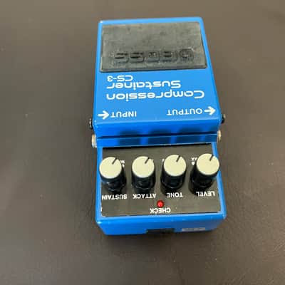 Boss CS-3 Compression Sustainer 1997 - Present - Blue Electric Guitar Effects FX Pedal image 4