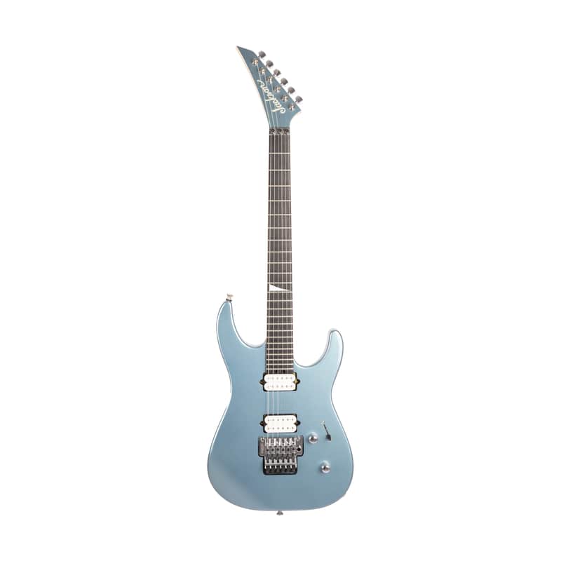 2021 Jackson MJ Series Dinky DKR Electric Guitar, Ebony FB, Ice Blue Metallic, JFJ210XXXX image 1