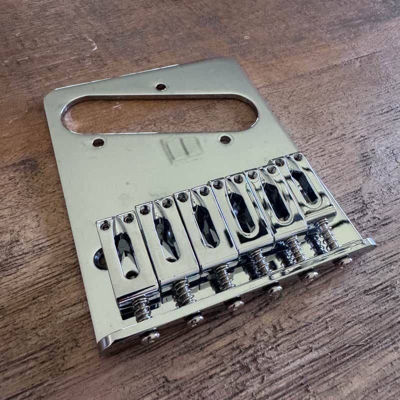 $1-$4 Off! Telecaster/T-style Bridge Assembly - Chrome