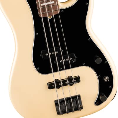 Fender Duff McKagan Deluxe Precision Bass, Rosewood Fingerboard, White Pearl image 4