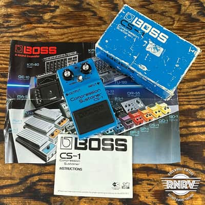 Boss CS-1 Compression Sustainer (Black Label) 1978 - 1982 - Blue image 5