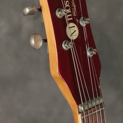 Mosrite Double Neck w/Vibramute Electric Mandolin 6 string 1964 Candy Apple Red image 24