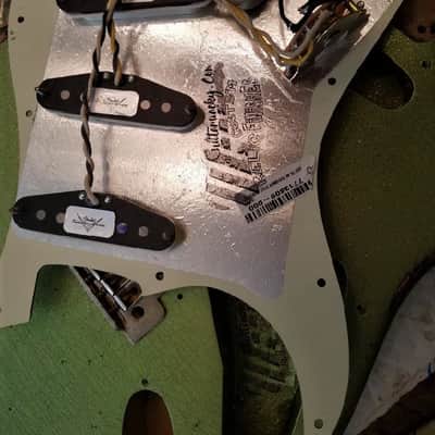Fender Stratocaster Relic Nitro Green Sparkle Custom Shop Fat 50's image 25