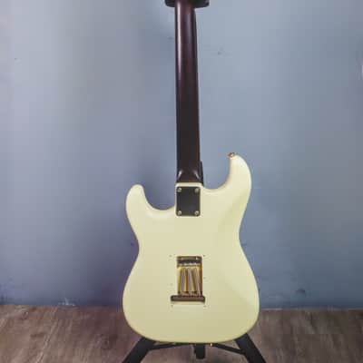 2016 Schecter USA Custom Shop Masterworks Traditional Dream Machine Vintage White M16-0201 w/OHSC image 3
