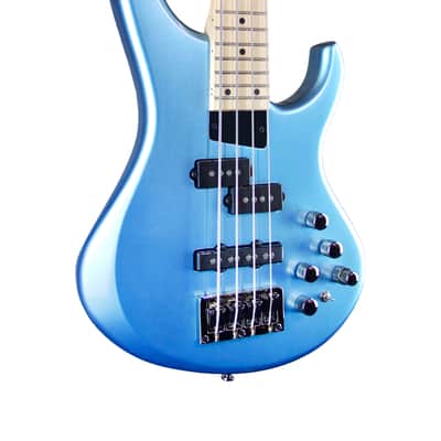 MTD Kingston Kingston LK4 Lake Placid Blue Gloss, Maple Fretboard image 10