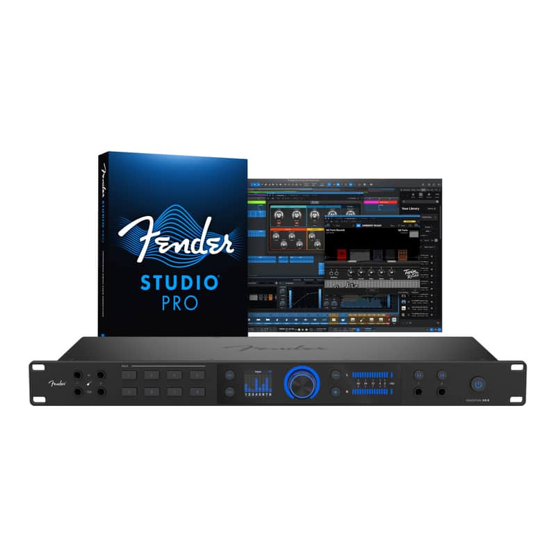 Fender Studio Quantum HD 8 USB-C Audio Interface (Black) image 1
