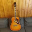 Epiphone Dove Pro Acoustic/Electric Guitar Violin Burst