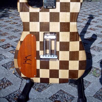 Woody Woodcasters #0025 "Checkercaster" w/ case image 7