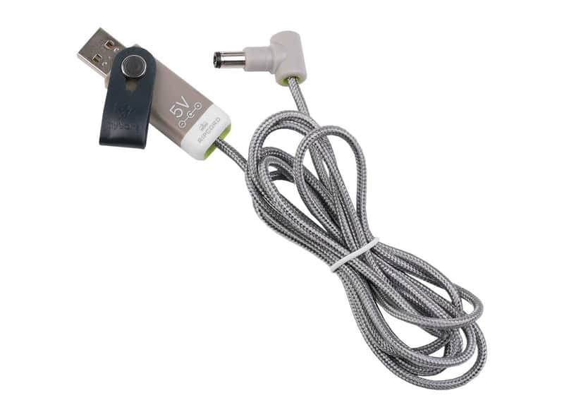 myVolts Ripcord USB to DC Power Cable - 5V (Center Positive, 2.1mm Tip) image 1