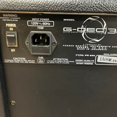 Fender G-DEC 30 Digital Entertainment Center PR695 combo amp image 10