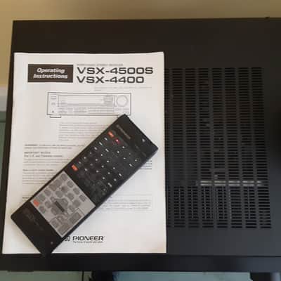 1989 Pioneer VSX-4400 A/V Receiver Made In Japan Loaded!!! W/ Manual & Remote image 4