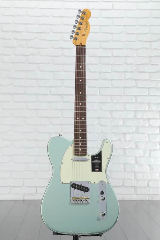 Fender Limited Edition American Professional Telecaster with Rosewood Neck 2025 Mystic Surf Green image 1