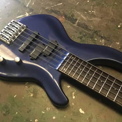 Aria IGB 50/5 5 String Bass Guitar 2001 Korea Samick Factory image 6