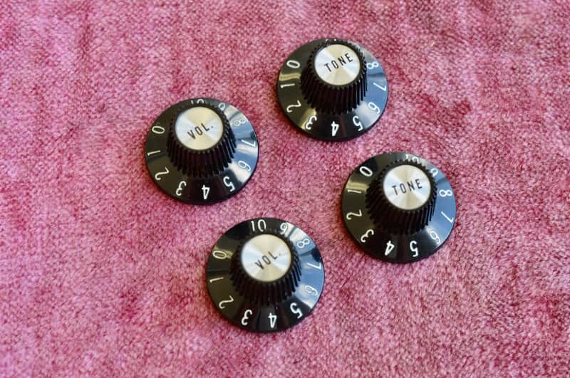 Vintage 1960's Gibson Witchhat Knob Set Witch Hat SG Standard ES-335 ES175 image 1