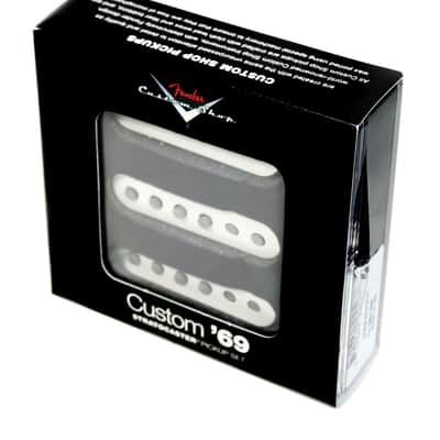 Genuine Fender Custom Shop '69 Stratocaster Pickups Set - White - 099-2114-000 image 6