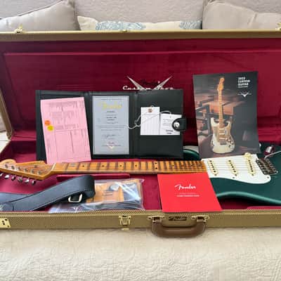 Fender Custom Shop '56 Stratocaster Journeyman 2024 - Relic Aged Sherwood Green Metallic image 8