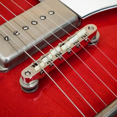 1991 Epiphone Casino Electric Guitar Cherry w/ Bigsby & Case, Pre-Elitist, Japan Terada imagen 9