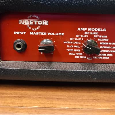 Line 6 Flextone HD 300-Watt Stereo Digital Modeling Guitar Amp Head 1998 - 2000 - Black / Red image 3