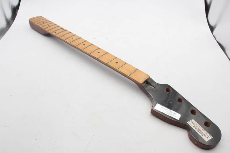Vintage MIK Maple Short-Scale Electric Bass Guitar Neck image 1