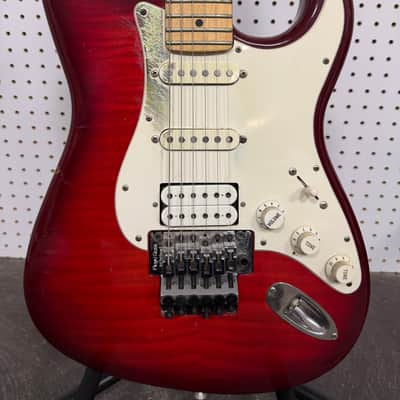 Fender Stratocaster MIJ 1992-1993 - Red Made in Japan Original Contour Body w/Synchronized Tremolo image 1