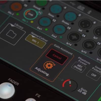 Allen & Heath Allen & Heath CQ-18T 18 Channel Digital Mixer Open Box image 7
