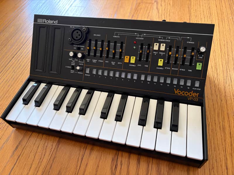 Roland VP-03 Boutique Series Vocoder Plus Synthesizer Module with K-25m Keyboard 2016 - Present - Black image 1