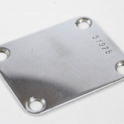 1961 Fender Stratocaster/Telecaster/Jaguar/Jazzmaster/Precision Bass 4-Bolt Neck Plate PBass USA 1960s Pre-CBS image 5