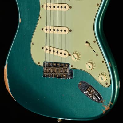 Fender Custom Shop Willcutt True '62 Stratocaster Relic Sherwood Green Metallic '59 C (028) image 1