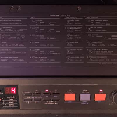 Yamaha QX21 Digital Sequence Recorder 1980s Midi Sequencer, for Analogue Digital Synthesizers, Samplers, etc
