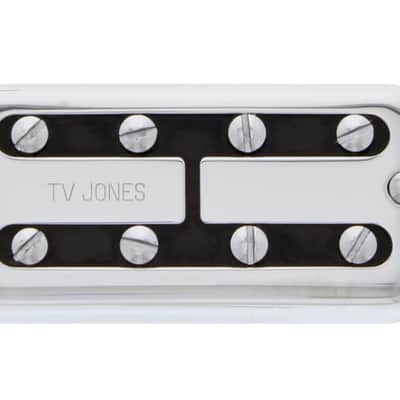 TV Jones Thunder’Tron Universal Mount Bridge Pickup - Chrome, NEW image 2