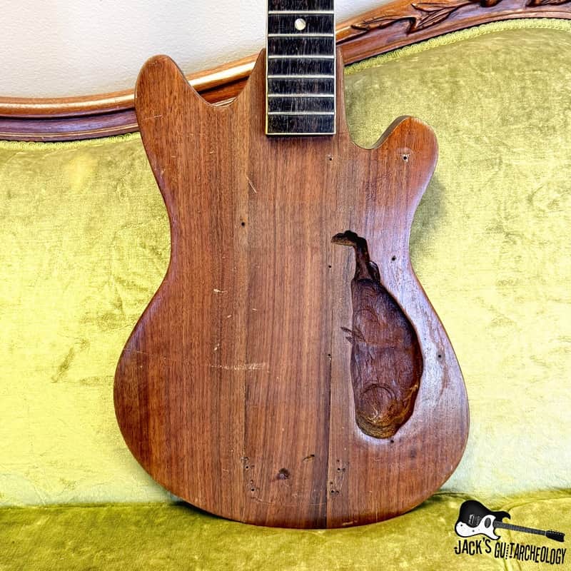 Vintage Victoria MIJ Electric Guitar Husk (1960s - Natural) image 1
