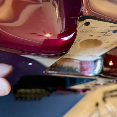 Fender Stratocaster Body with Floyd Rose Style Bridge Included 2001 - Midnight Wine image 18