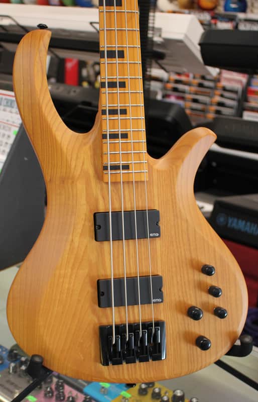 2025 Schecter Riot-4 Session 4-String Active Electric Bass Aged Natural Satin 9lbs 11oz image 1