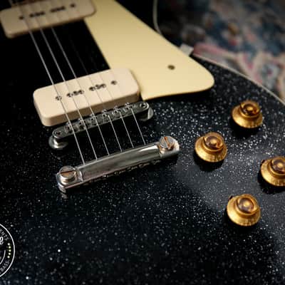 2025 Gibson Custom Shop Les Paul 56' Murphy Lab Ultra Light Aged Black Sparkle image 11