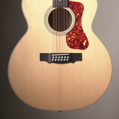 Guild F-2512E Maple Archback 12-string Acoustic Electric Guitar - Natural image 1