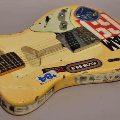 1981 Fender Bullet Standard Ivory Electric Guitar image 7