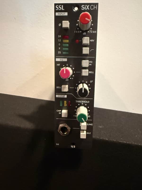 Solid State Logic SiX CH 500-Series Channel Strip Module 2021 - Present - Black image 1