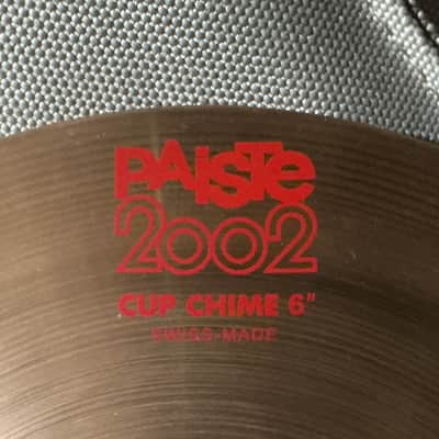 Paiste #5 6" 2002 Cup Chime Cymbal Mint Condition image 3