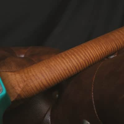 Xotic XSC-2 California Classic with 5A Roasted Flame Maple Neck - Surf Green image 8
