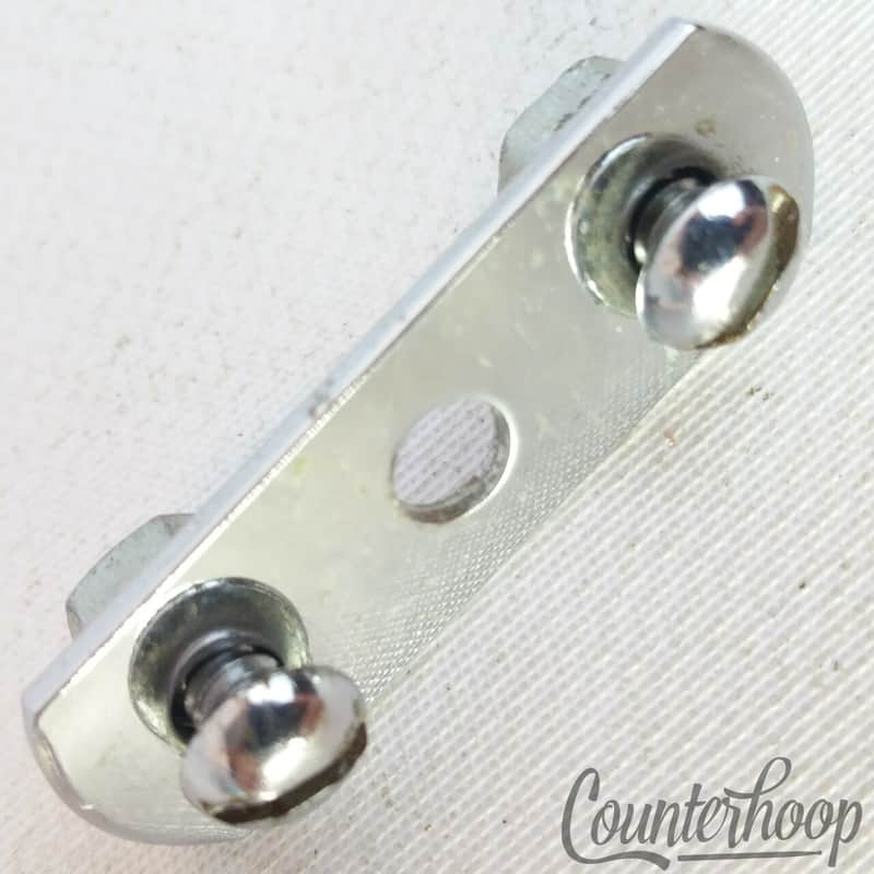 Rogers Muffler Plate Chrome Shell Washer Spacer Snare/Tom Drum 3-Hole 60s-70s US image 1