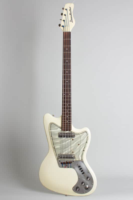 Danelectro  Dane D2B4 Owned by Jeff Tweedy of Wilco Solid Body Electric Bass Guitar (1967), ser. #2017, original black hard shell case. image 1